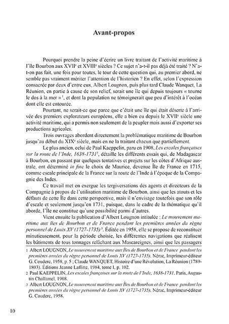 Navigations, navires, navigateurs à Bourbon 1612-1793 - Histoire d’une île qui ne tournait pas le dos à la mer