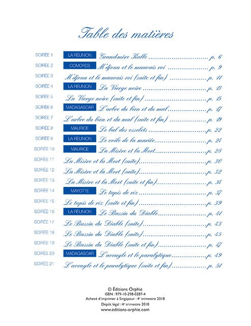 Coffret Deux fois 21 nuits - Contes des îles de l'océan Indien