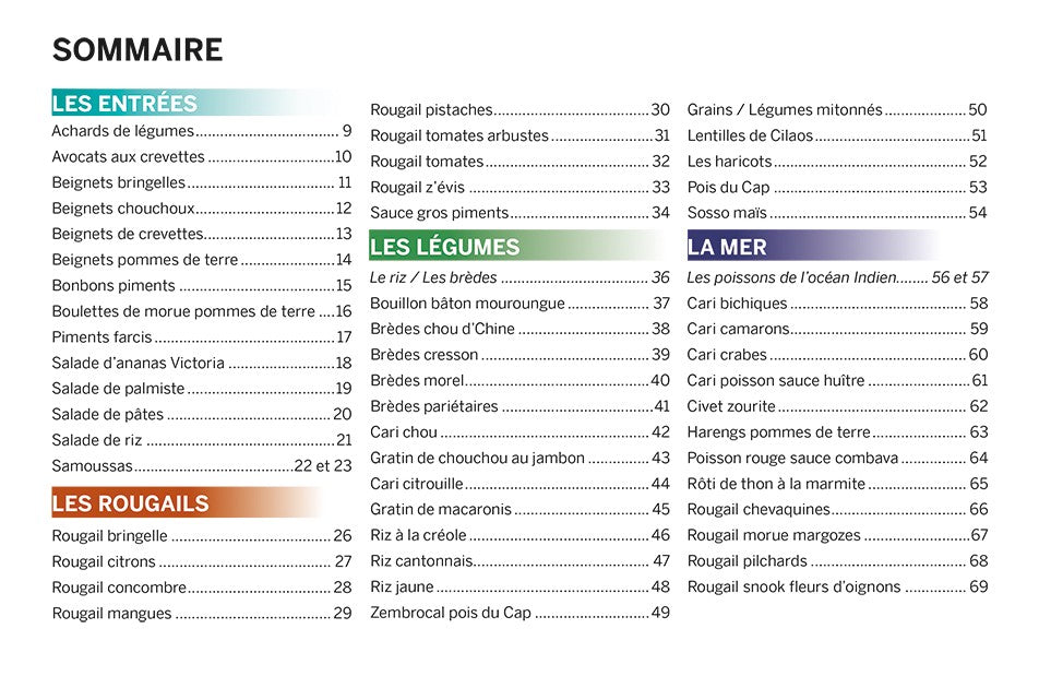 Mon cours particulier de la cuisine réunionnaise - Editions Orphie