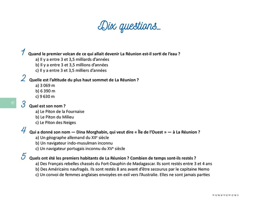 L'Histoire de La Réunion racontée aux enfants - Editions Orphie
