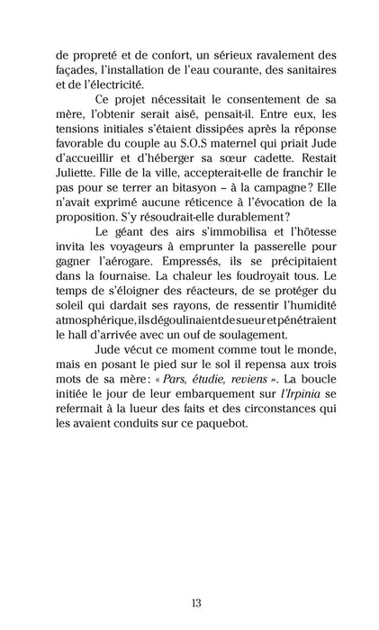 Pars, étudie et reviens - Editions Orphie