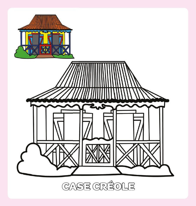 Maxi bloc à colorier - La Réunion I Éditions Orphie