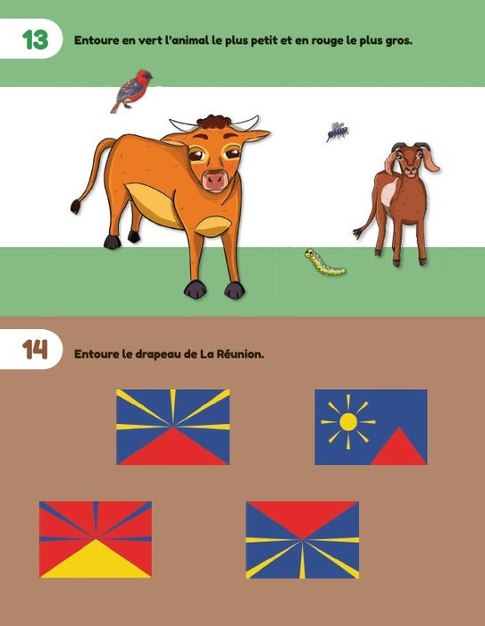 Mon cahier d’activités avec Mya et Mika à La Réunion I Éditions Orphie