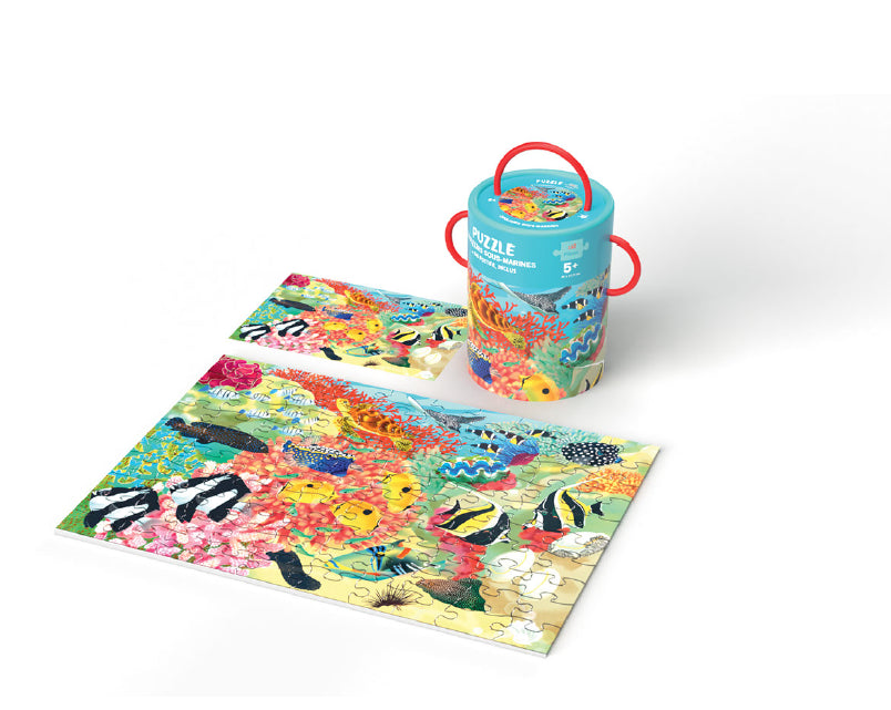 Puzzle 100 pièces - Couleurs sous-marines