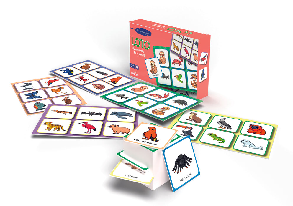 Loto - Les animaux de Guyane