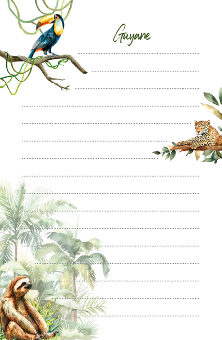 Bloc-notes magnétique - Guyane