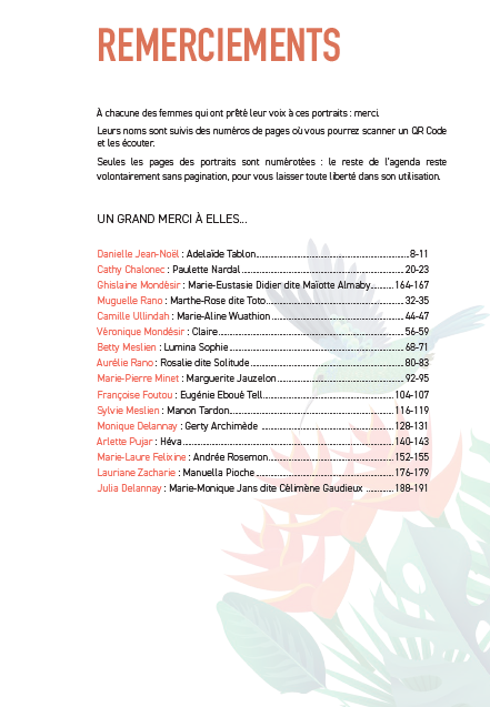 Agenda perpétuel - À la découverte de 16 femmes inspirantes de nos pays