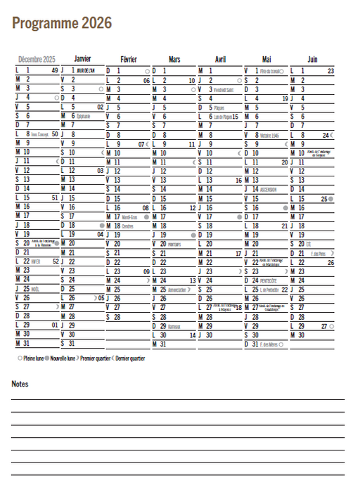 Agenda 2026 - Guadeloupe