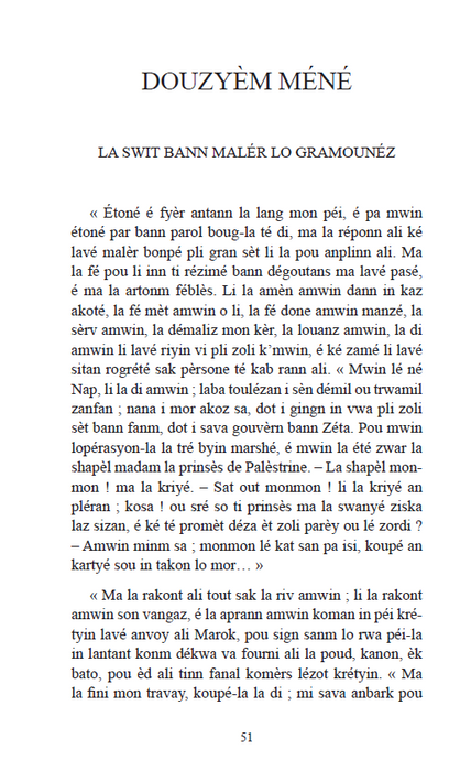 Kandid - Traduction en créole réunionnais