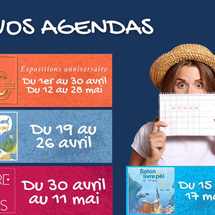 Le calendrier d'événements littéraires des Éditions Orphie