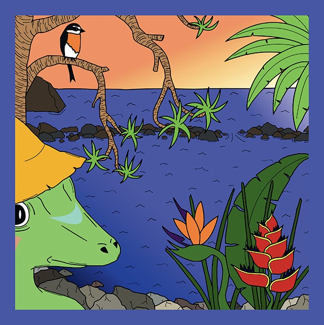 Le Gecko marron