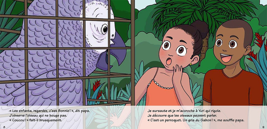 Eva au jardin botanique de Deshaies - Editions Orphie