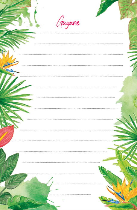 Bloc-notes magnétique - Guyane