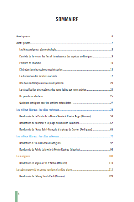 La Flore et la Faune originelles des Mascareignes