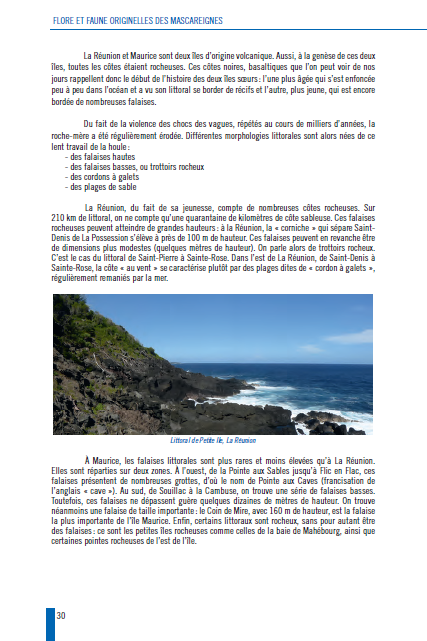 La Flore et la Faune originelles des Mascareignes