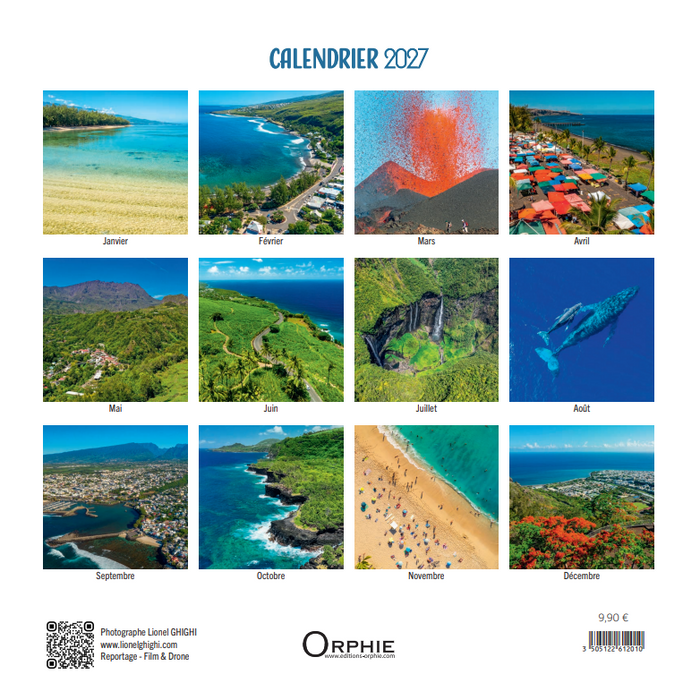 Grand calendrier - Merveilles de La Réunion 2027