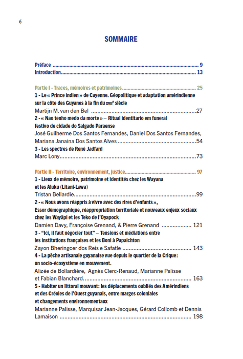 Sociétés et humanités en Guyane