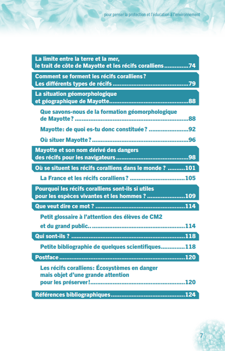 Observer et connaître les récifs coralliens de Mayotte