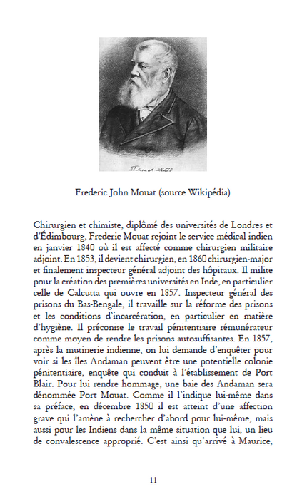 Notes succinctes sur un voyage à La Réunion, l'île Maurice et Ceylan par le Docteur Frédéric J.MOUAT