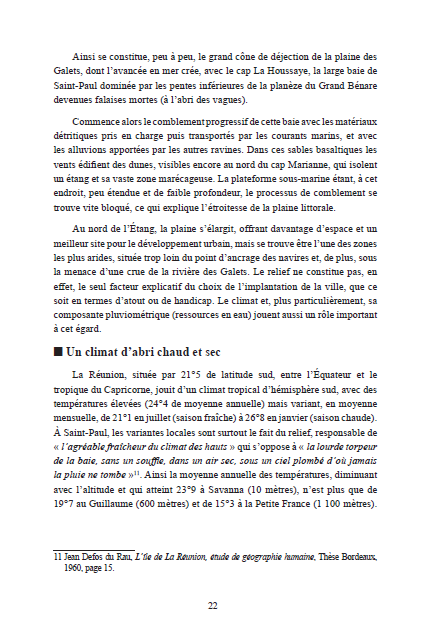 Histoire de Saint-Paul & des premiers Réunionnais