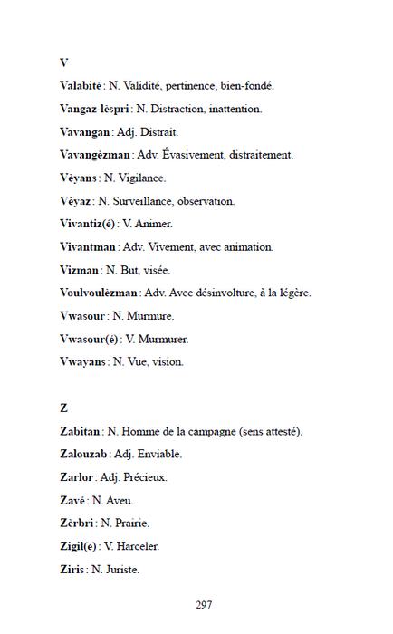 K Lo Prosé - Franz KAFKA, Traduction en créole réunionnais