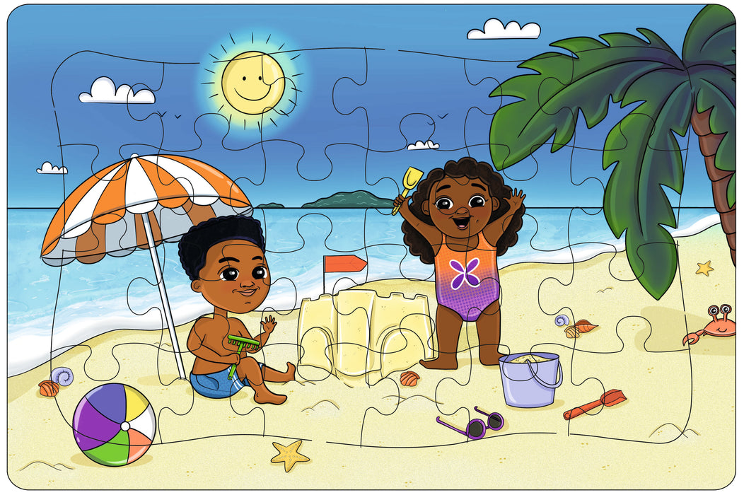 Puzzle 24 pièces La plage de Sainte-Anne